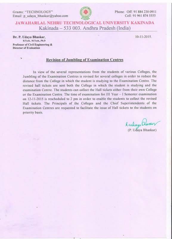 official notification reg 3-1 exam schedule