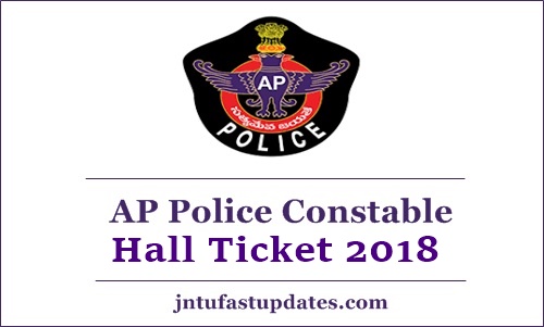 AP Police Constable Hall Ticket 2018