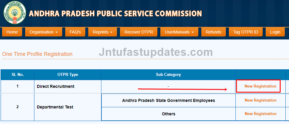 New Registration