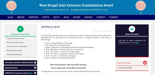 JENPAUH Result 2019