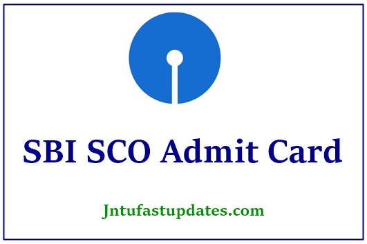 SBI SCO Admit Card 2021