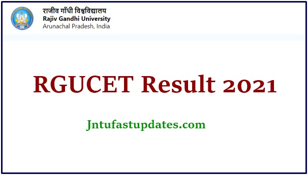 RGUCET Result 2021