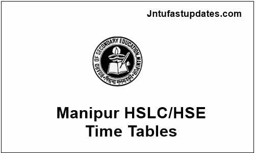 Manipur HSLC/HSE Time Table 2022, HSLC/Higher Secondary Time Table Download