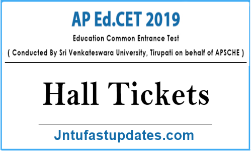 AP Ed.cet 2019 Hall Tickets
