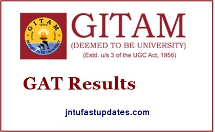 GITAM GAT Results 2019