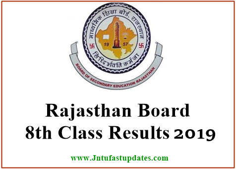 Rajasthan Board 8th Result 2019