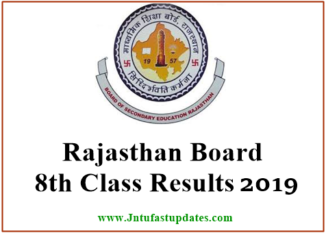 Rajasthan Board 8th Result 2019  Ajmer/ RBSE 8th Class Results Name