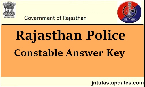 Rajasthan Police Constable Answer Key 2020 Download – 8th,7th, 6th Nov Question Paper Solutions, Cutoff Marks