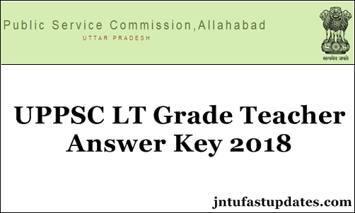 UPPSC LT Grade Teacher Answer Key 2018