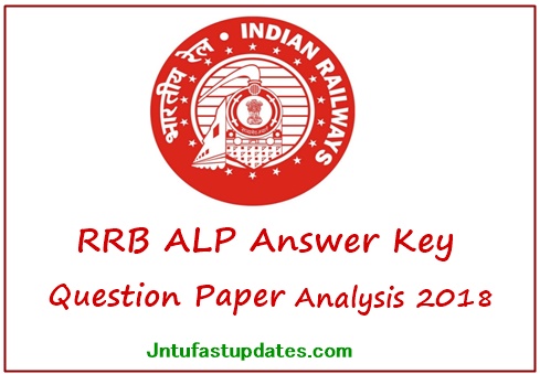 RRB ALP Answer Key 2018