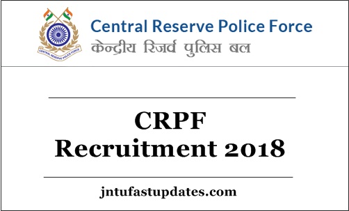Crpf Recruitment 2018 Apply Online For 2945 Constable Posts