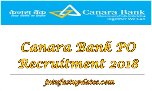 Canara Bank PO Recruitment 2018 