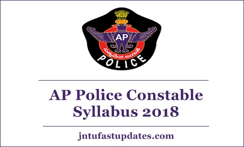 AP Police Constable Syllabus 2018