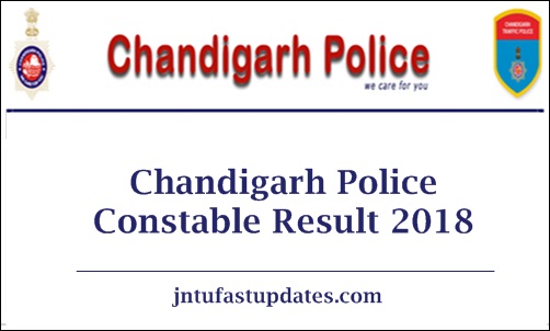 Chandigarh Police Constable Result 2018