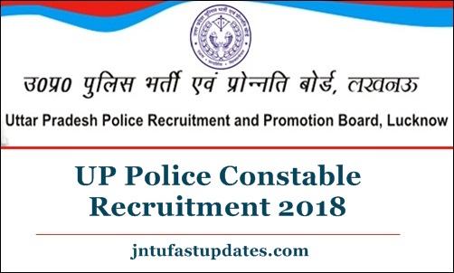 UP Police Constable Recruitment 2018-19