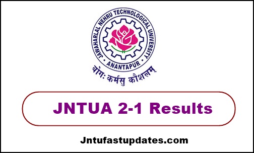 jntua 2-1 results 2021