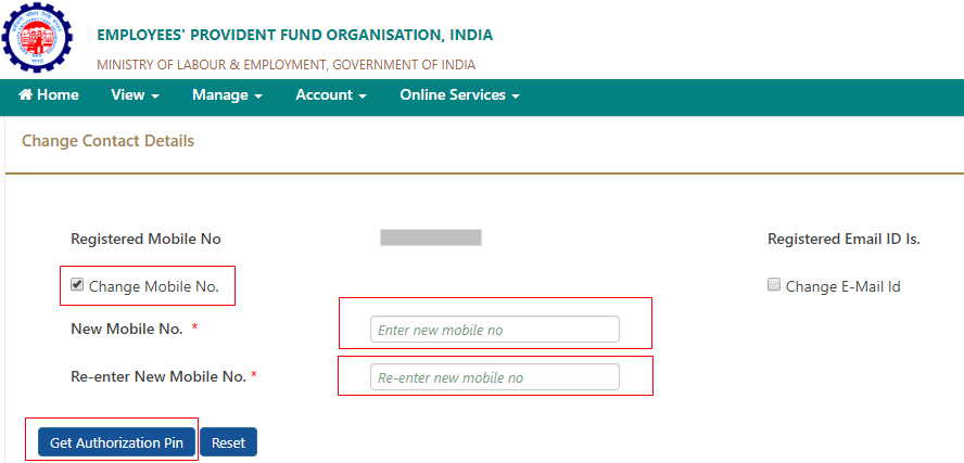 How to Change Mobile Number on EPFO Portal | E-tax advisor