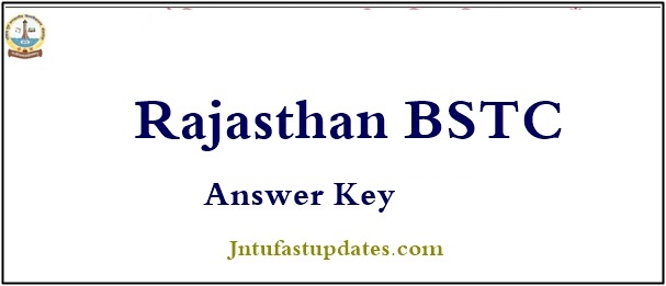 Rajasthan BSTC Answer Key 2019 