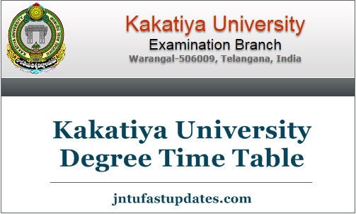 Kakatiya-University-Degree-Time-Table-2021