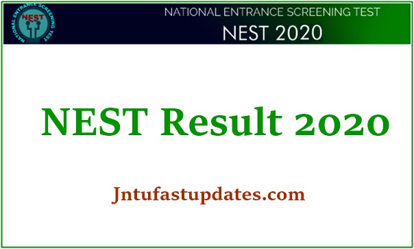 NEST Result 2020 Name Wise (Released) – NISER Cutoff Marks, Merit List @ nestexam.in