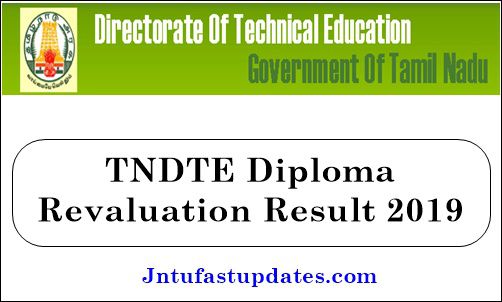 TNDTE Diploma Revaluation Result 2019