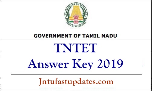 TNTET Answer Key 2019