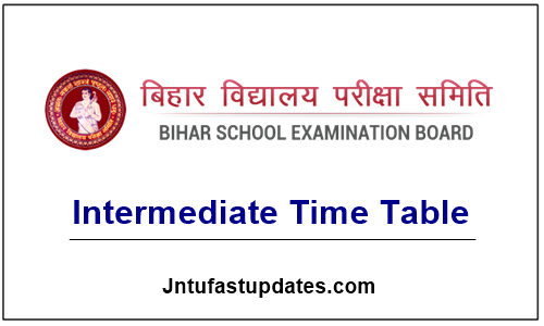 Bihar Board 12th Time Table 2021 PDF (Revised OUT) – BSEB Intermediate Exam Date Download