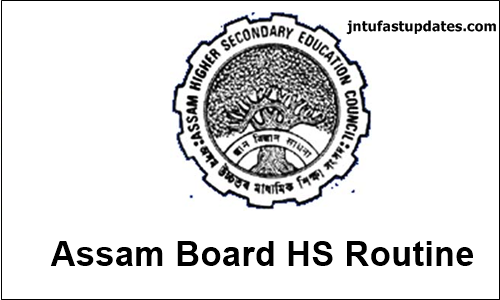 Assam Board HS Routine 2020
