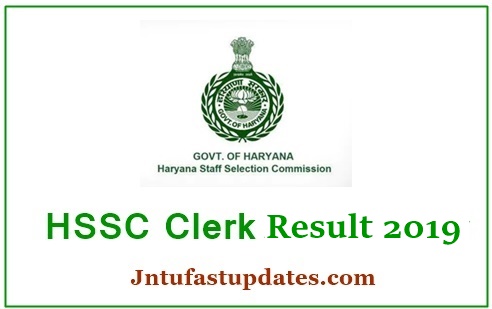 HSSC Clerk Result 2019
