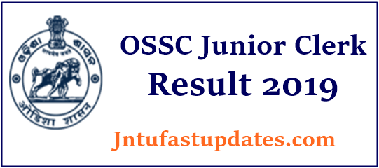 OSSC Junior Clerk Result 2019
