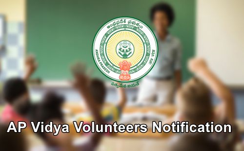 AP Vidya Volunteers Notification 2020 For 7000 SGT, SA Posts