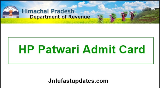 HP Patwari Admit Card 2019