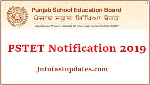 PSTET Notification 2019 Apply Online