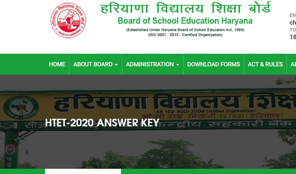 HTET Answer Key 2021 PDF (Released) For Level 1, 2, 3 TGT PGT TRT Question Papers @ Bseh.org.in