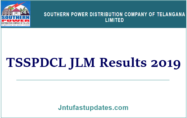 TSSPDCL JLM Results 2019