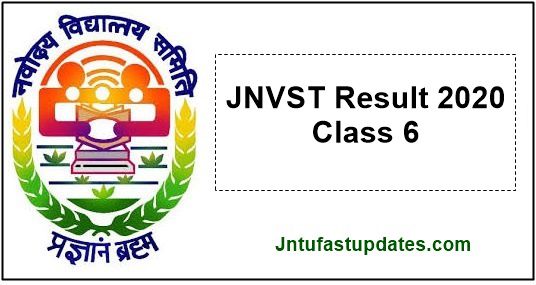 Jnvst Result 2020 Class 6 Navodaya Vidyalaya Selection