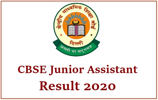 CBSE Junior Assistant Result 2020 – JHT Steno Cutoff Marks, Merit List