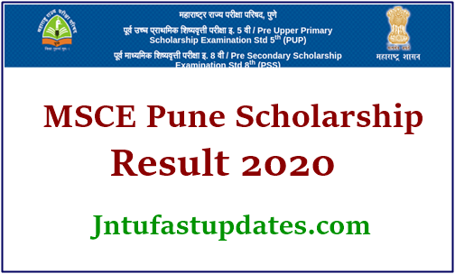 Pune Scholarship Result 2020