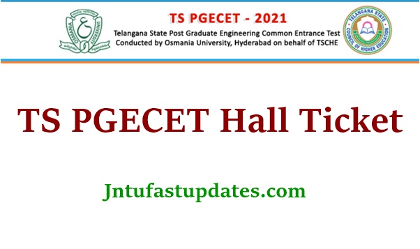 TS PGECET Hall Ticket 2021 (Released) – Download Telangana PGECET Admit Card