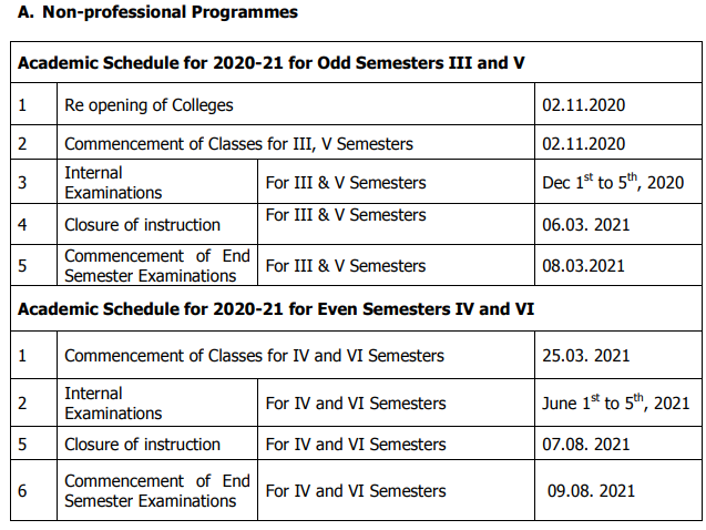 american university academic calendar 2021.