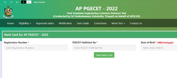 AP PGECET Results 2022 Manabadi (Released) – Download PGECET Rank Card