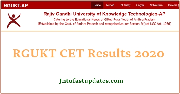RGUKT CET Result 2020