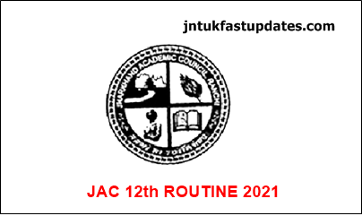 JAC 12th Time Table 2021 Arts, Science, Commerce (Released) – Jharkhand Board Intermediate Routine