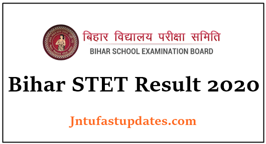 Bihar STET Result 2021
