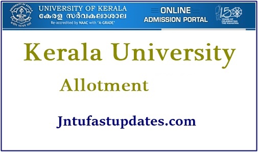 Kerala University Degree 1st Allotment 2022 (OUT) Result – UG First Allotment List @ keralauniversity.ac.in