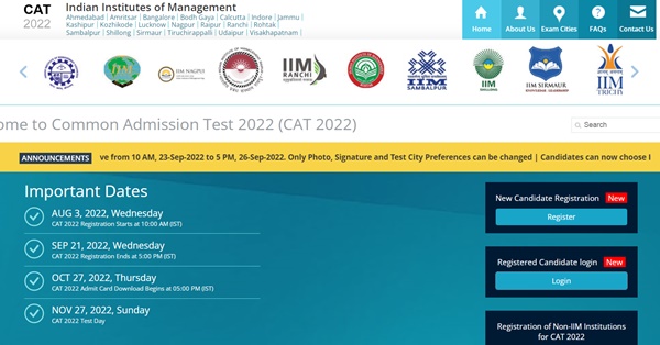 CAT Admit Card 2022 (Available) Download CAT Hall Ticket @ iimcat.ac.in