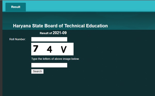 HSBTE Result 2021 SEP OCT