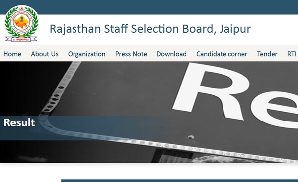 RSMSSB VDO Result 2022
