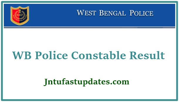 WB Police Constable Result 2021, Merit List PDF, Selected Candidates @ wbpolice.gov.in