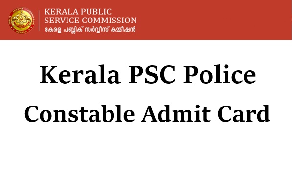 Kerala PSC Police Constable Hall Ticket 2022